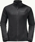 Jack Wolfskin 1703883, Jack Wolfskin Moonrise FZ Damen Fleecejacke-Schwarz-XS,