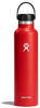 Hydro Flask 24oz Standard Mouth 710ml Thermosflasche-Rot-One Size