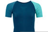 Ortovox 85571, Ortovox 120 Comp Light Damen Funktionsshirt-Blau-L, Kostenlose