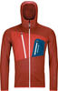 Ortovox 87214, Ortovox Fleece Grid Hoody Herren Sweater-Orange-XL, Kostenlose