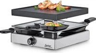 Spring 32-6729-00-01, Spring: Raclette4 Classic mit Alu Grillplatte, silber