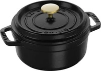 Staub 1101425, Staub: Runde Cocotte, &Oslash;14cm, Schwarz