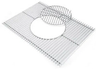 Weber 7587, Weber Grillrost-Einsatz - Gourmet BBQ System - Edelstahl, f&uuml;r Genesis