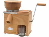 KoMo Getreidemühle Holz Fidifloc 21 - elektrische Mühle mit Handflocker