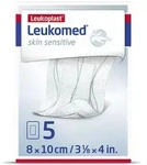 Leukomed skin sensitive steril, Vlies- Wundverband 8 cm x 10 cm (5 Stck.)