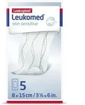 Leukomed skin sensitive steril, Vlies- Wundverband 8 cm x 15 cm (5 Stck.)