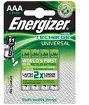 Energizer Akku NiMH Akkumulatoren Universal Micro AAA HR03 1,2 V 4er-Pack