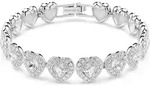 Swarovski Ariana Grande x Swarovski Armband Verschiedene Schliffe, Herz, Wei&szlig;,