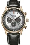 Citizen Eco-Drive Classic Chronograph Ros&eacute;goldfarbene Edelstahlgeh&auml;use, 42 mm