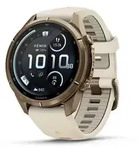 Garmin fēnix&reg; 9 Pro inReach&reg; - 43 mm AMOLED Sapphire Autumn Gold Titan mit