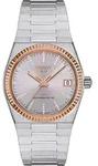Tissot PRX 35mm Powermatic 80 Stahl & 18K Goldl&uuml;nette Damenuhr T931.207.41.336.00