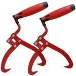 2x Handpackzange Packzange Handhebehaken Sappie Holzgreifer Forstzange
