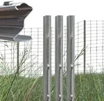 Z-Profil Zaunpfosten 200 cm feuerverzinkt 10x Zaunpf&auml;hle 1,5 mm St&auml;rke...