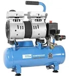 G&uuml;de Fl&uuml;sterkompressor Airpower 105/8/6 leise SILENT &ouml;lfrei Druckluft 550 W...
