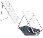 TRUTZHOLM Schubkarren Durchwurfsieb Gartensieb 100x60cm / 115x75cm Sieb Kompo...