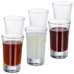 Relaxdays 24 x Schnapsgl&auml;ser 4cl Transparent