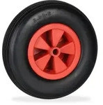 Relaxdays Schubkarrenrad 3.50-6 in Schwarz/Rot Rot,Schwarz