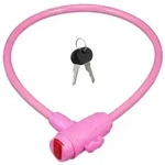 Relaxdays Fahrradschloss f&uuml;r Kinder Pink,Rot