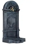 Relaxdays Standbrunnen Antik Gold,Grau