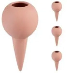 Relaxdays Tonkegel zur Bew&auml;sserung 4er Set Hellbraun