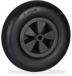 Relaxdays Schubkarrenrad 3.50-6 in Schwarz Schwarz