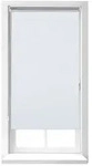 Relaxdays Wei&szlig;es Thermorollo 220 cm lang Wei&szlig;,Silber