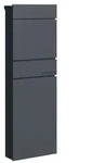 Relaxdays Standbriefkasten Stahl Anthrazit