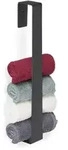 Relaxdays Handtuchhalter ohne Bohren schwarz Schwarz