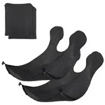 Relaxdays Bartsch&uuml;rze mit Saugn&auml;pfen 2er Set Schwarz