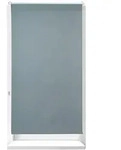 Relaxdays Verdunkelungsrollo grau 60 bis 120 breit Anthrazit,Silber