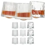 Relaxdays Whisky Gl&auml;ser 12er Set Transparent