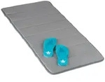 Relaxdays Memoryschaum Badematte in Grau Grau