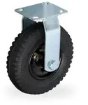 Relaxdays Bockrolle 2.50-4 Schwarz,Silber