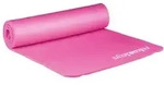 Relaxdays 2 x Yogamatte 1 cm dick pink Wei&szlig;,Pink