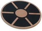 Bluefinity Rundes Balance Board aus Holz Hellbraun,Schwarz