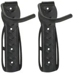 Relaxdays 6 x Fahrrad Wandhalter schwarz Schwarz