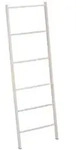 Relaxdays Wei&szlig;e Handtuchleiter mit 6 Sprossen Wei&szlig;