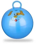 Relaxdays 4 x H&uuml;pfball Kinder blau Blau