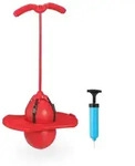 Relaxdays Pogo Ball mit Griffen f&uuml;r Kinder Rot,Schwarz