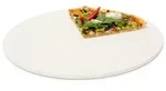 Relaxdays Pizzastein rund aus Cordierit Creme