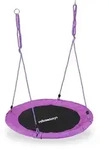 Relaxdays Nestschaukel 110 cm Wei&szlig;,Lila,Schwarz