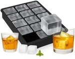 Relaxdays Eisw&uuml;rfelform Silikon 3,5 cm Schwarz