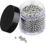 Relaxdays Reinigungsperlen 1000er Set Schwarz,Silber,Transparent