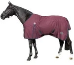 IRISh INNOVATION Outdoordecke Manchester, 50 g burgundy/navy 145 cm