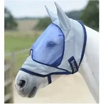 bucas Fliegenmaske Buzz-Off Deluxe blue X-Warmblut