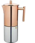 LA CAFETI&Egrave;RE Espressokocher Edelstahl/Kupfer 10 Tassen 600 ml