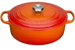 Le Creuset Br&auml;ter Signature 40 cm oval Ofenrot 13,9 L