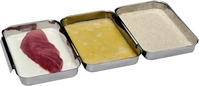 CHG Panier-Set Edelstahl 23x15x3cm 3teilig