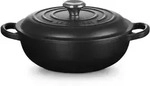 Le Creuset Stew Pot Signature 22 cm Schwarz Matt