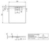 Villeroy & Boch Architectura MetalRim Rechteck-Duschwanne, UDA8080ARA148V-1S,